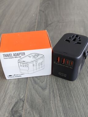 Travel Adapter With C Plus USB